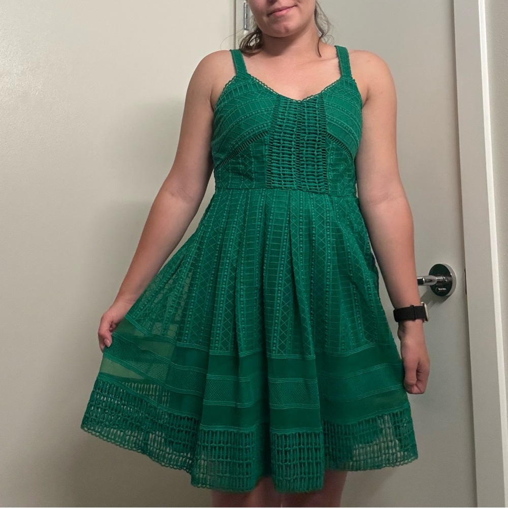 Greylin Green Midi Dress